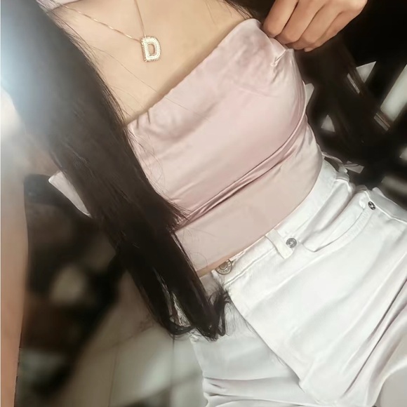 Elegant Pink Strapless top - Picture 4 of 4